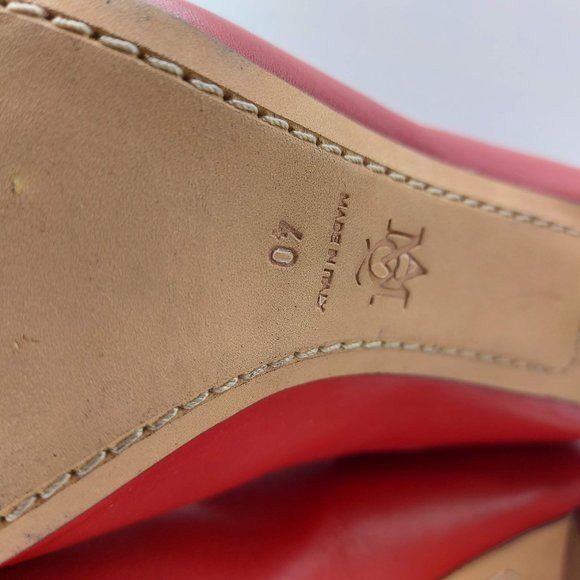 Alexander McQueen Boots red with silver heel 40 - Picture 6 of 7